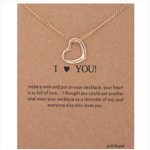 "I love you" necklace ❤️